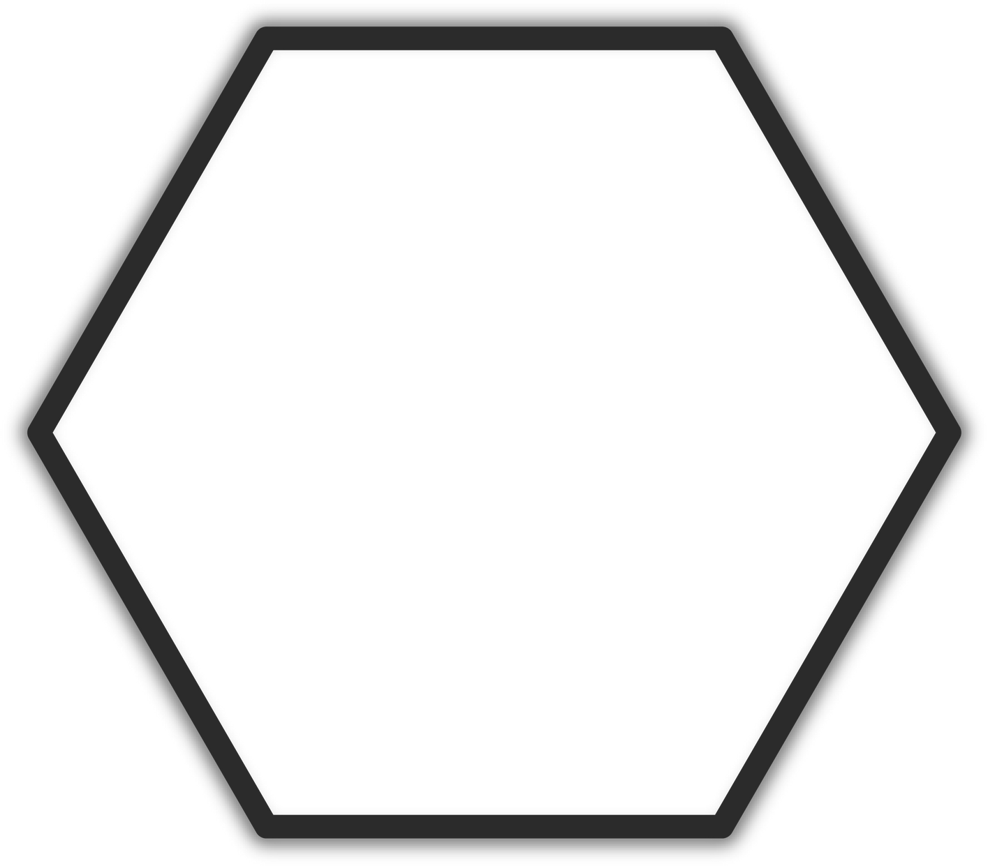 Hexagon shadow